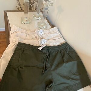 Set of 3 new J. Crew and Lou & Grey shorts